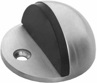 Intersteel Deurstop bolrond roestvaststaal geborsteld