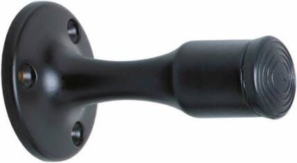 Intersteel Deurstop recht model mat zwart