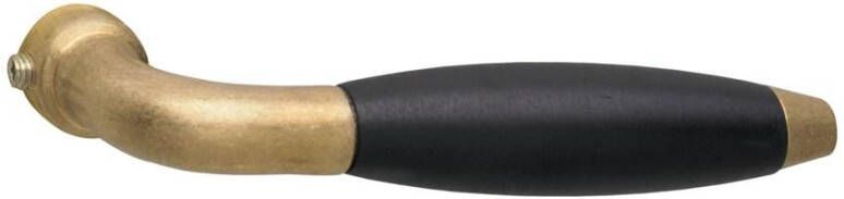 Intersteel Gatdeel Antonnet messing getrommeld ebbenhout