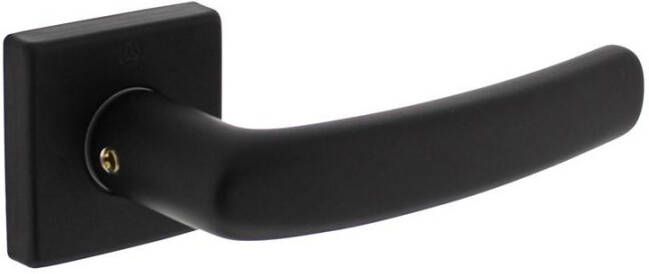 Intersteel Gatdeel Denham op rozet 50x50x10 mm + 7mm nokken zwart