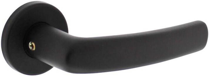 Intersteel Gatdeel Denham op rozet ø50x7 mm + 7mm nokken zwart