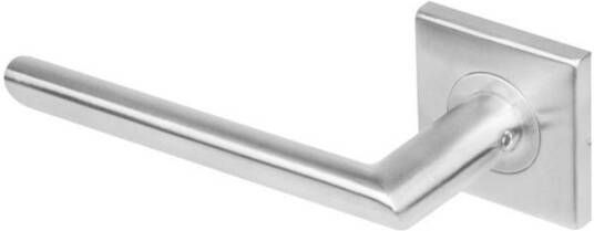 Intersteel Gatdeel links 1243 ovaal Hoek 90°op rozet vierkant dubbel geveerd RVS