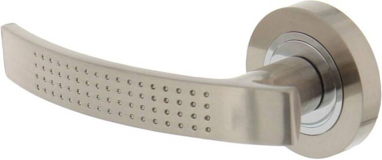 Intersteel Gatdeel links 1696 William op rond rozet 7mm nokken nikkel mat