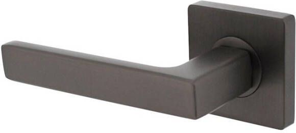 Intersteel Gatdeel links Hera op vierkante rozet met nokken 55x55x10mm antraciet-grijs
