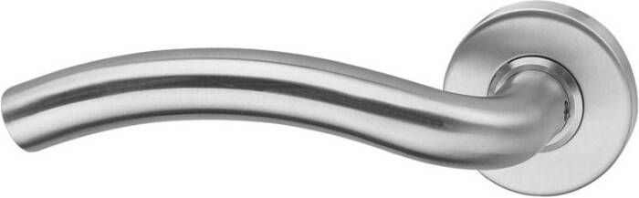 Intersteel Gatdeel links Lisa op rozet met ring met veer RVS