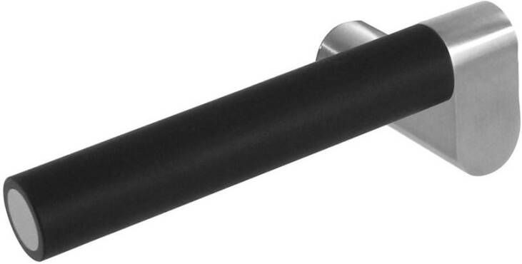 Intersteel Gatdeel links Munnikhof Dock Black met rozet rond plat verdekt RVS