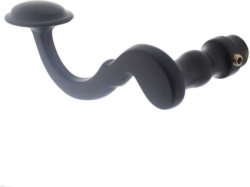 Intersteel Gatdeel links Posthoorn mat zwart