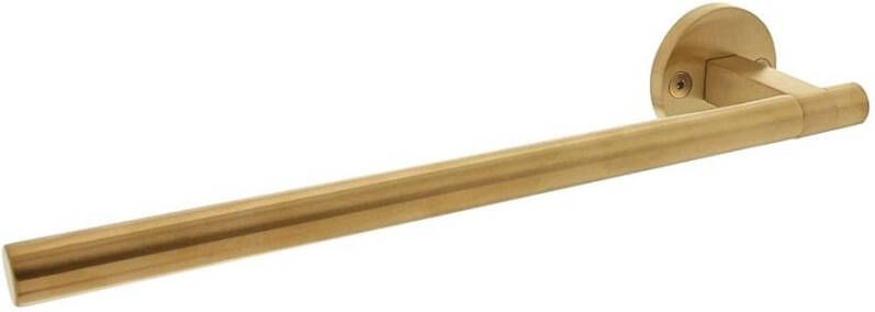 Intersteel Gatdeel links Shiraat by Grand & Johnson op rozet met schroefgaten ø55x8mm PVD messing mat