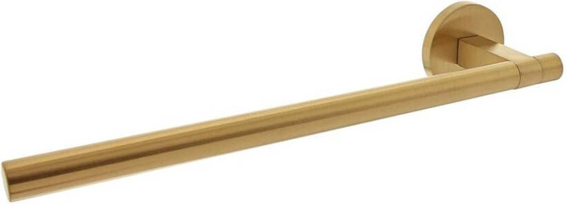 Intersteel Gatdeel links Shiraat by Grand & Johnson op rozet verdekt ø55x8mm PVD messing mat