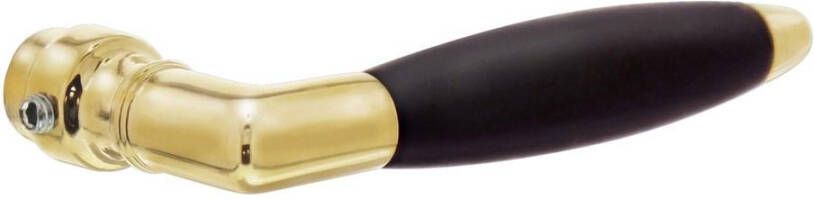 Intersteel Gatdeel Marloes messing gelakt ebbenhout