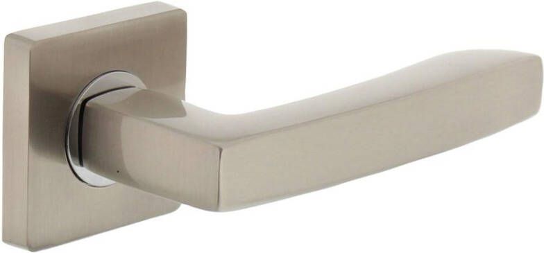 Intersteel Gatdeel rechts 1714 Dean op vierkant rozet 7mm nokken chroom nikkel mat