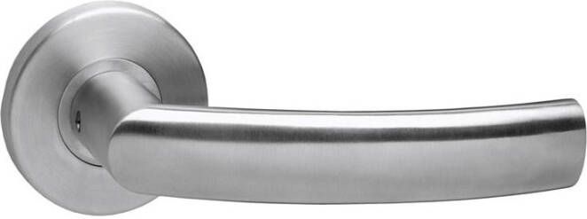 Intersteel Gatdeel rechts Blok op kunststof rozet RVS