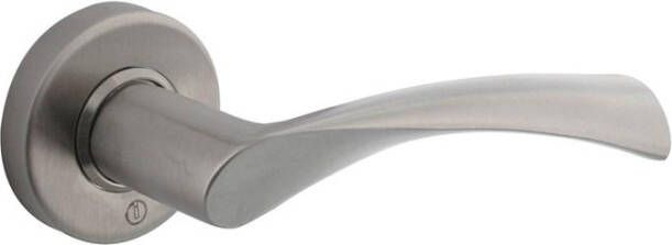 Intersteel Gatdeel rechts massief Vlinder op rozet met ring met veer RVS