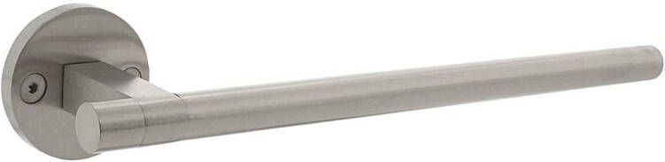 Intersteel Gatdeel rechts Shiraat by Grand & Johnson op rozet met schroefgaten ø55x8mm rvs