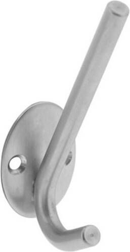 Intersteel Hoed- jashaak ovaal rvs geborst.