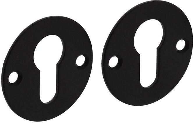 Intersteel Cilinderrozetten ø50x2mm structuur zwart