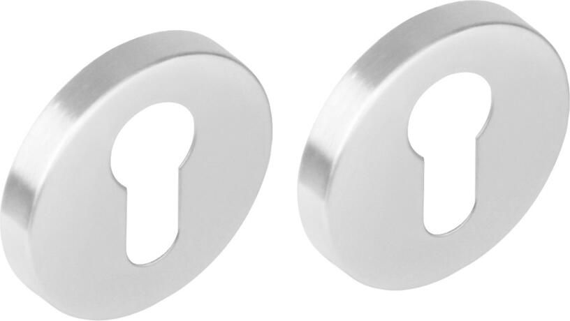 Intersteel Cilinderrozetten verdekt ø53x8mm met nokken rvs