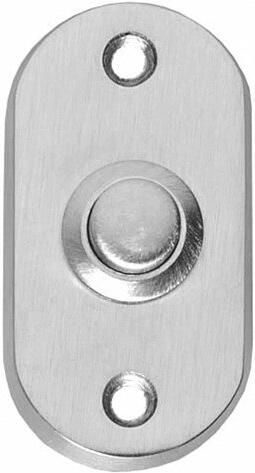 Intersteel Deurbel ovaal chroom mat