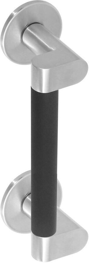 Intersteel Deurgreep Dock Black 200 mm rvs geborst.