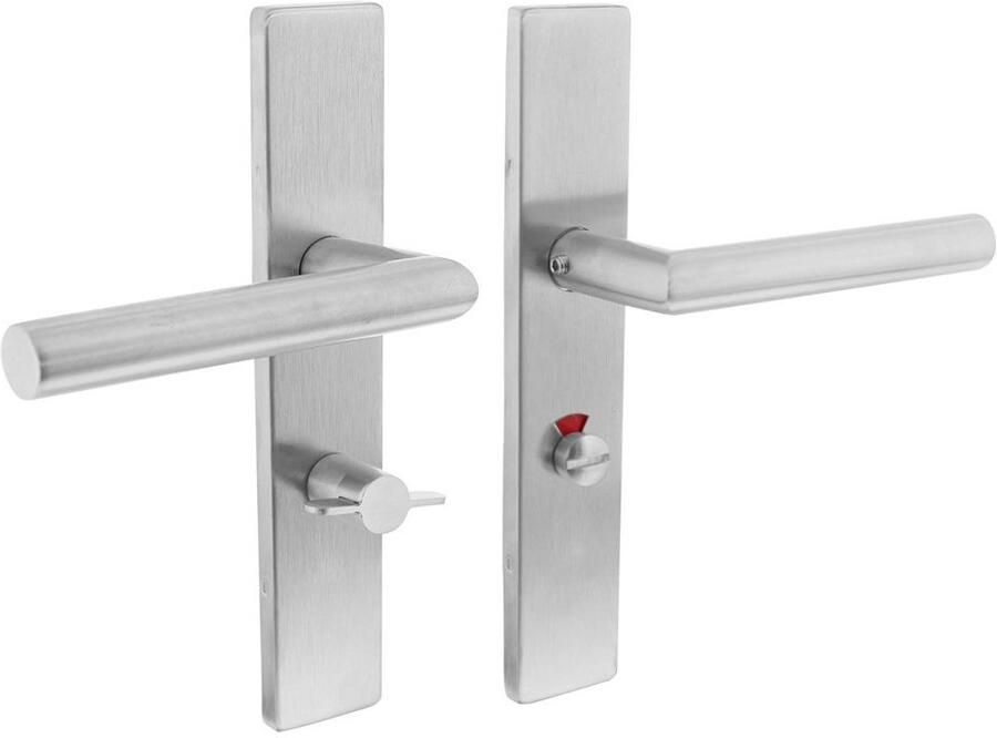 Intersteel Deurkr.Hoek 90° op rechth. schild WC 63 mm li