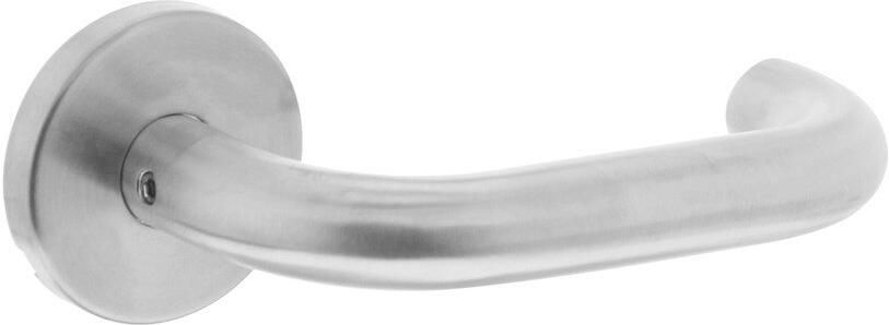 Intersteel Deurkr.Rond op rozet EN1906 4 rvs geborst.