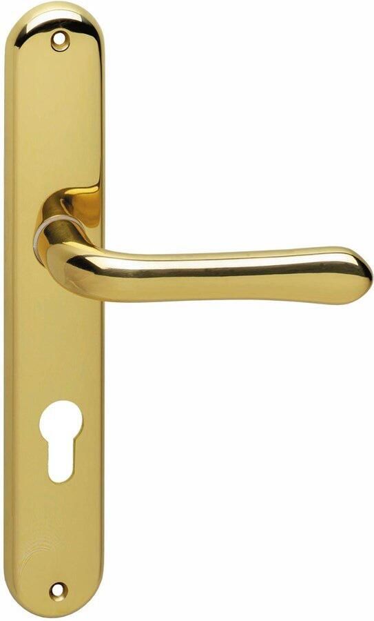 Intersteel Deurkr.Saturnus schild PC 72 mm mess. gelakt