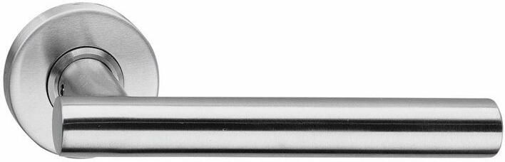 Intersteel Deurkr.Staf m.rozet net ring m.veer rvs gebor