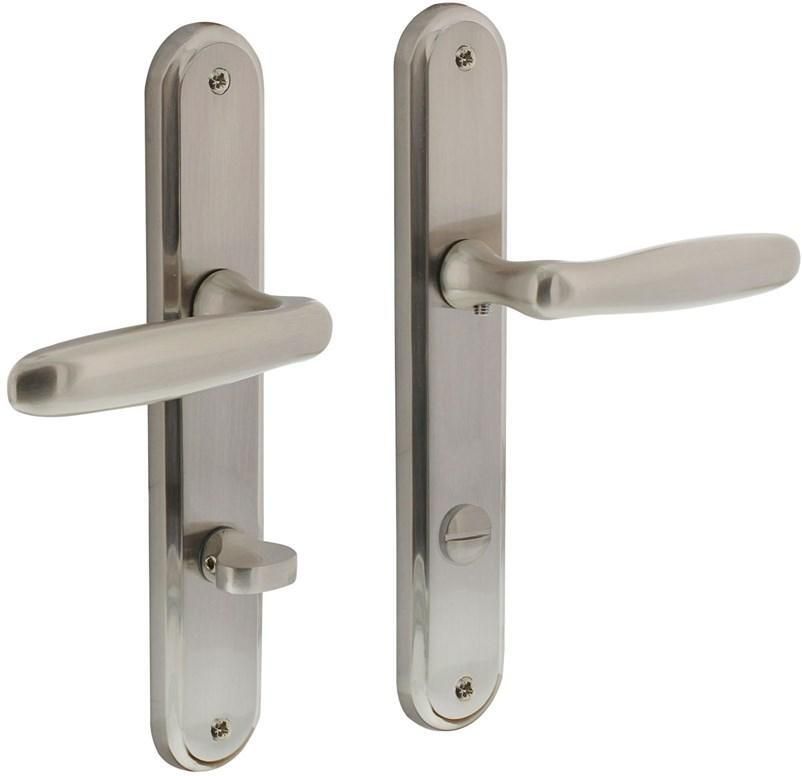 Intersteel Deurkruk 1692 Bjorn op langschild WC78 8mm nikkel mat