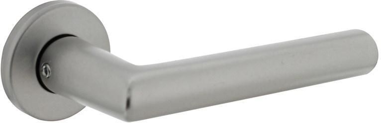 Intersteel Deurkruk Broome met rozet ø50x7mm met nokken aluminium F1