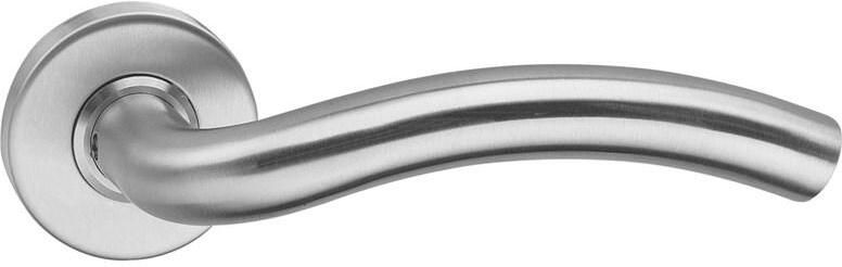 Intersteel Deurkruk Lisa op rozet met ring met veer RVS