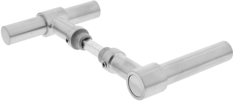 Intersteel Deurkruk L T-model recht RVS