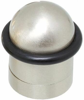 Intersteel Deurstop met ring nikkel mat