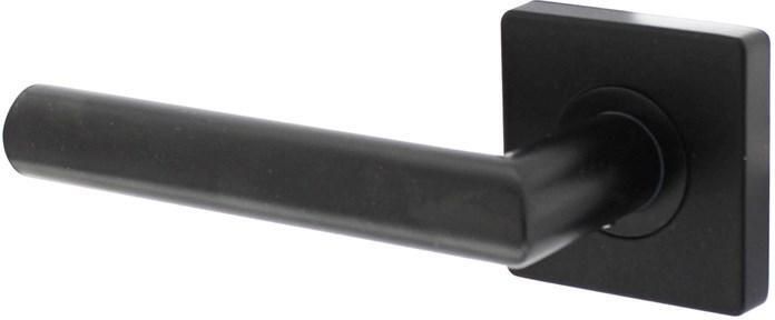 Intersteel Gatdeel links Bastian op rozet 55x55x10mm zwart