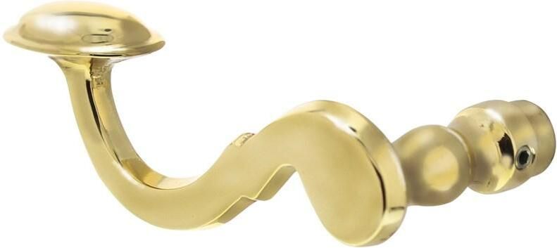 Intersteel Gatdeel links Posthoorn messing gelakt