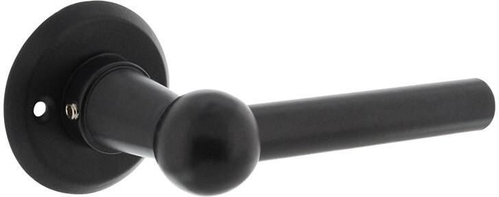 Intersteel Gatdeel L L bol met rozet ø50x5mm zwart