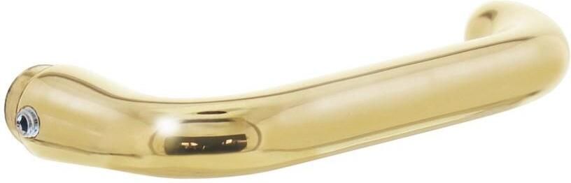 Intersteel Gatdeel Rond messing gelakt