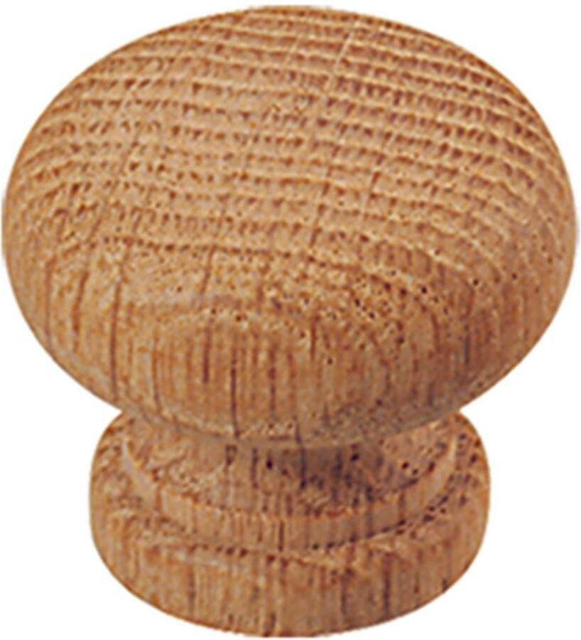Intersteel Knop 40mm Paddenstoel eikenhout