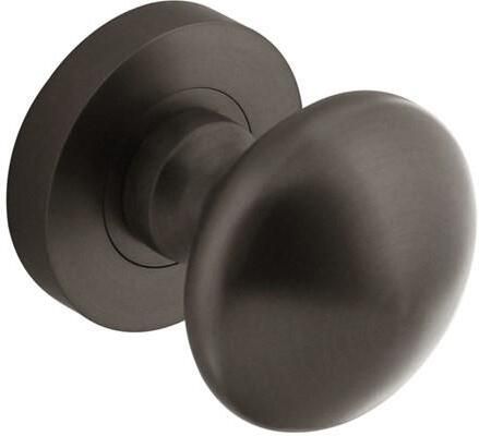 Intersteel Knop rond vast op rozet ø52x10mm met nokken en stift antraciet-grijs