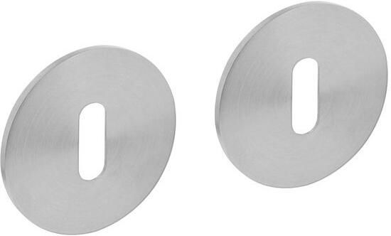 Intersteel Magneet rozet rond met sl.gat rvs geborst.