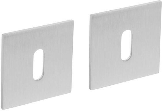 Intersteel Magneet rozet vierkant met sl.gat rvs geborst