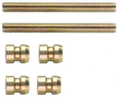 Intersteel Paarsgewijze bevestiging universeel tbv RVS deurgreep deurdikte >60mm