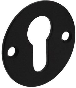 Intersteel Profielcil.plaatje rond plat 50x2mm rvs zwart