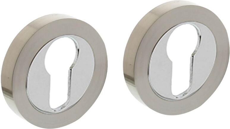 Intersteel Rozet met PC rond chroom