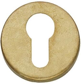 Intersteel Rozet PC rond messing getrommeld