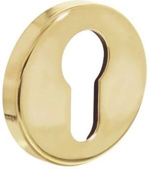 Intersteel Rozet PC rond verdekt kunststof mess. gelakt