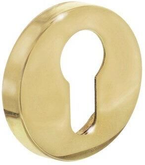 Intersteel Rozet PC rond verdekt messing gelakt