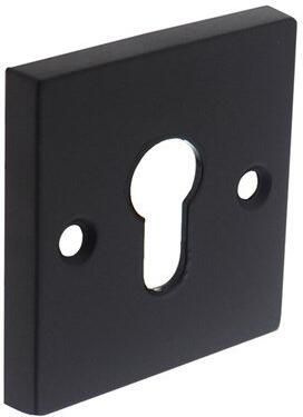 Intersteel Rozet PC vierkant groot mat zwart