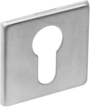 Intersteel Rozet PC vierkant plat rvs geborst.