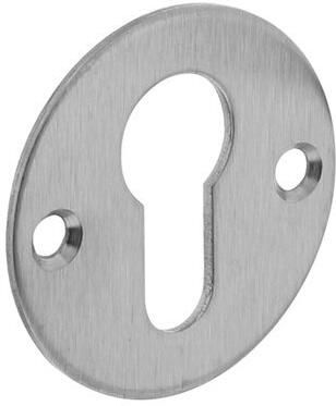 Intersteel Rozet rond plat 50 mm PC plat rvs geborst.