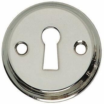 Intersteel Rozet sleutelgat schroefgat nikkel